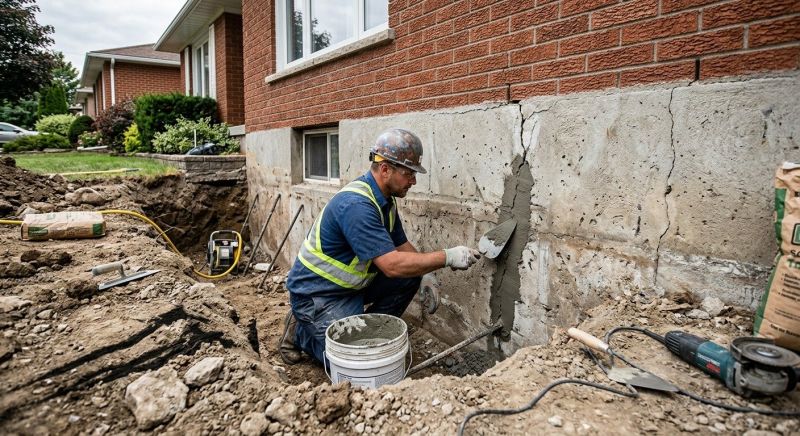 Basement Foundation Repair in Hampstead, NH