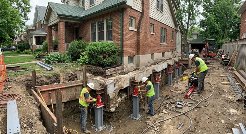 Basement Underpinning in Hampton, NH