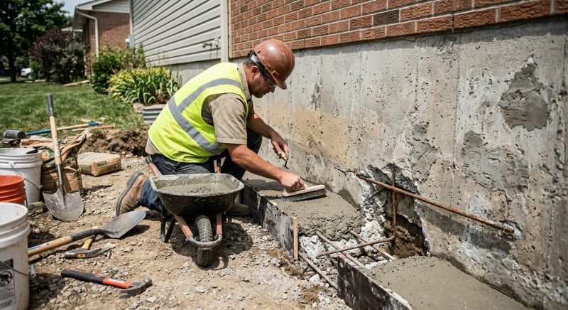 Concrete Foundation Repair in Dover, NH