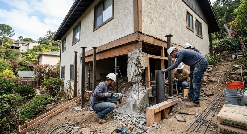 Concrete Foundation Repair in Georgetown, MA