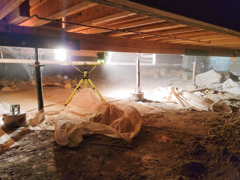 Crawlspace Foundation Repair in Danville, NH