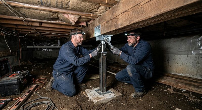 Crawlspace Foundation Repair in Exeter, NH