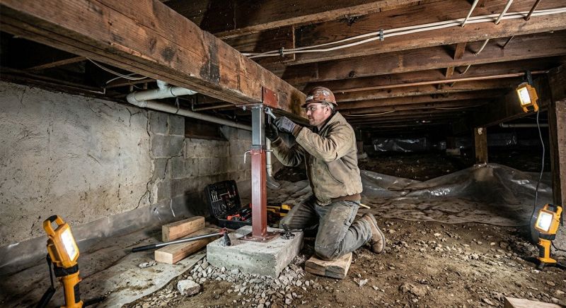 Crawlspace Foundation Repair in North Hampton, NH
