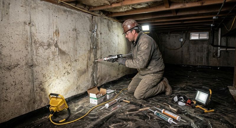 Crawlspace Foundation Repair in Sandown, NH