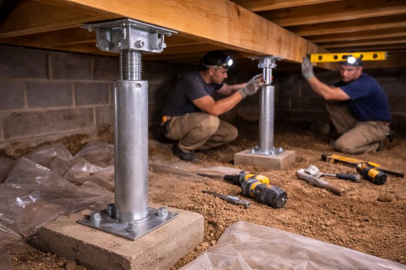 Crawlspace Structural Repair in Hampton, NH