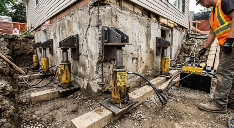 Foundation Jacking in Gloucester, MA