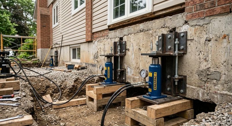 Foundation Jacking in Nottingham, NH