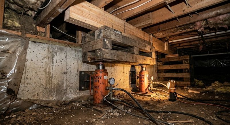 Foundation Jacking in Portsmouth, NH