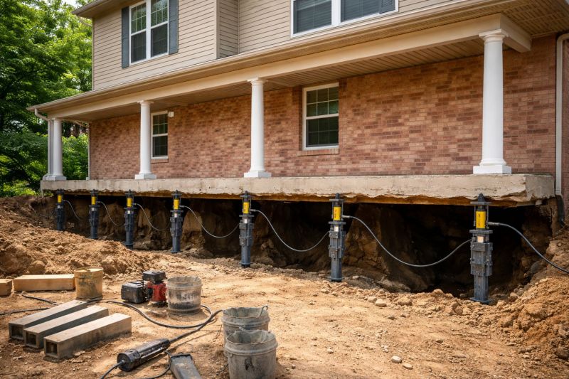 Foundation Jacking in Raymond, NH