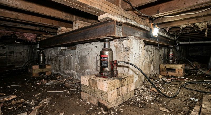 Foundation Jacking in Salisbury, MA