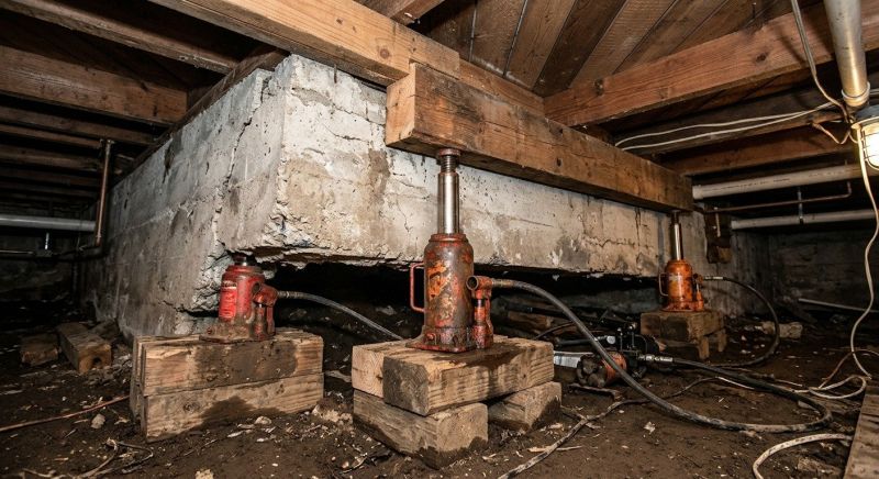Foundation Jacking in Seabrook, NH