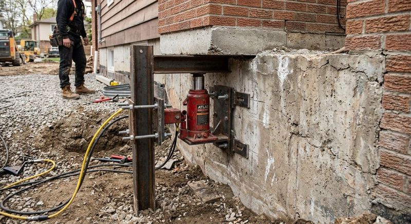 Foundation Jacking in Topsfield, MA