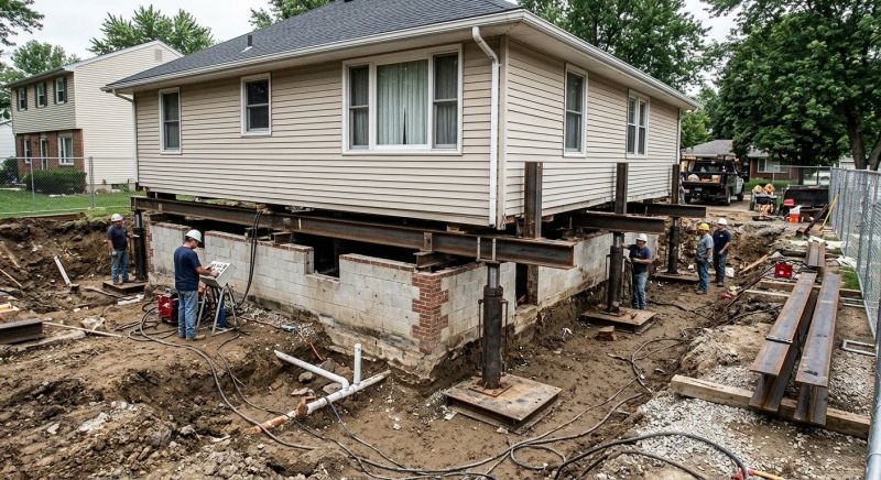Foundation Lifting in Essex, MA