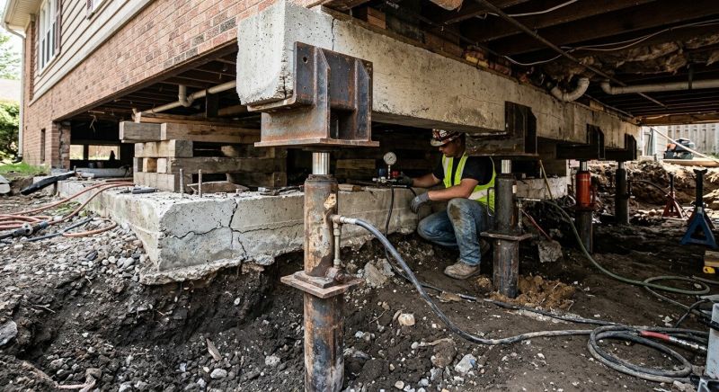 Foundation Lifting in Nottingham, NH