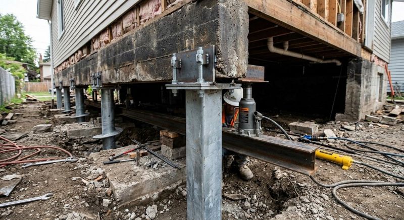 Foundation Raising in Raymond, NH