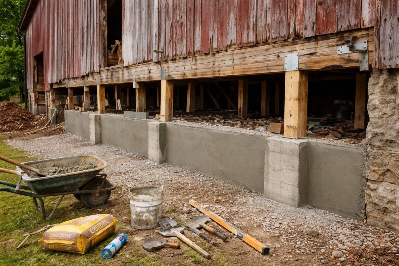Foundation Renovation in Hampton, NH