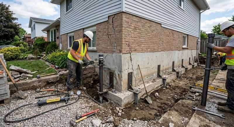 Foundation Stabilizing in Boxford, MA