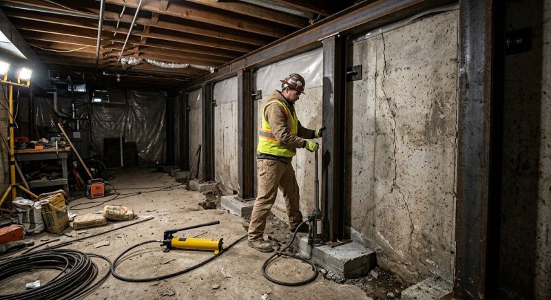 Foundation Stabilizing in Hampstead, NH