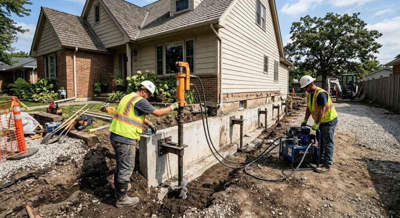 Foundation Stabilizing in Hampton, NH