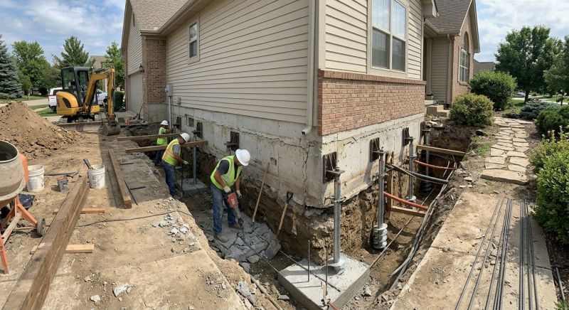 Foundation Underpinning in Hampton, NH