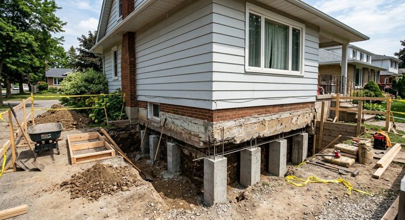 Foundation Underpinning in Hampton, NH