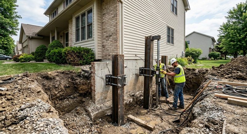 Foundation Underpinning in Hampton, NH