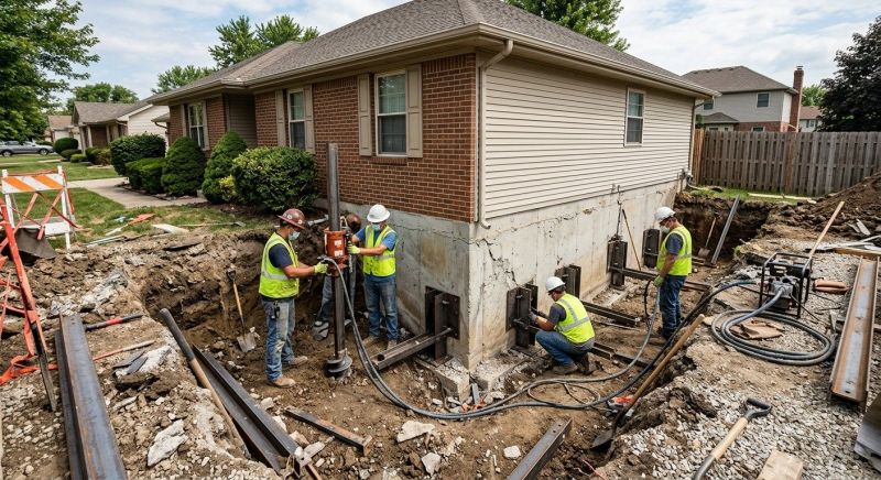 House Foundation Repair in Methuen, MA