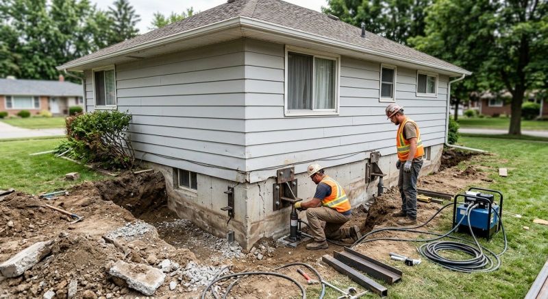 House Foundation Repair in Newbury, MA