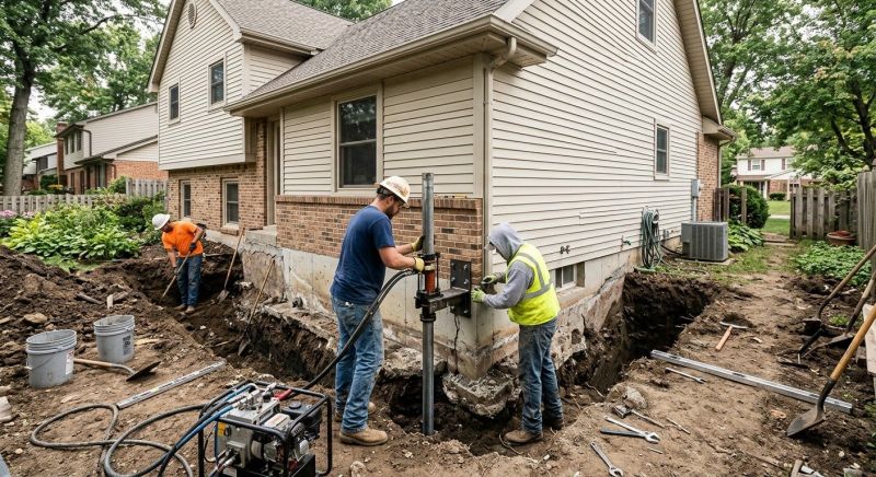 House Foundation Repair in Rockport, MA
