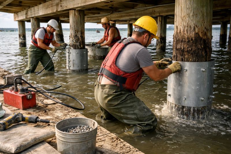 Piling Repair in Rockport, MA