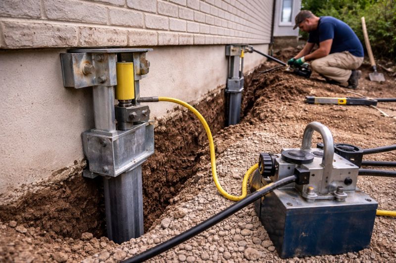 Sinking Foundation Repair in Rye, NH