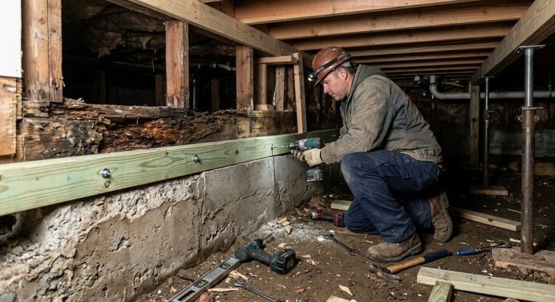 Sinking Foundation Repair in Salem, NH